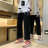 Y2k Splashed Edge Classic-Fit Jeans